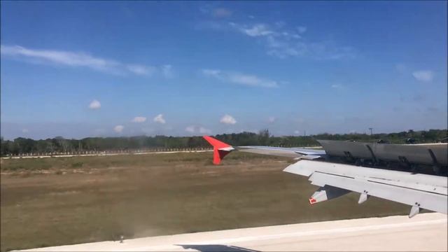 Lending in Holguin airport, Cuba