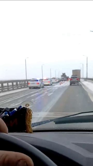 Авария на мосту трасса Новосибирск