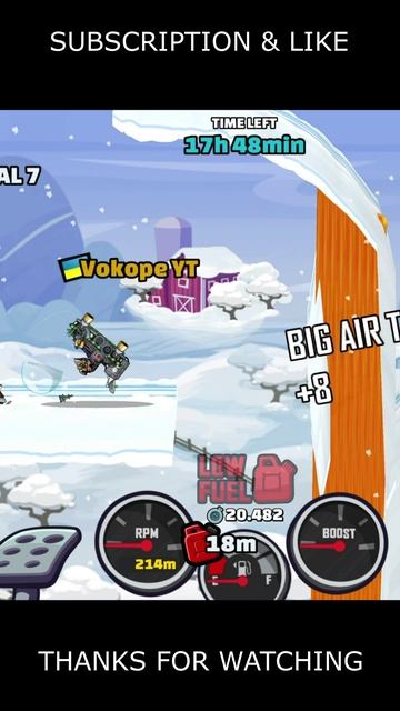 🎧 NEW Community Showcase 🎧 (Iced Peaks) - Hill Climb Racing 2 #shorts #hcr2