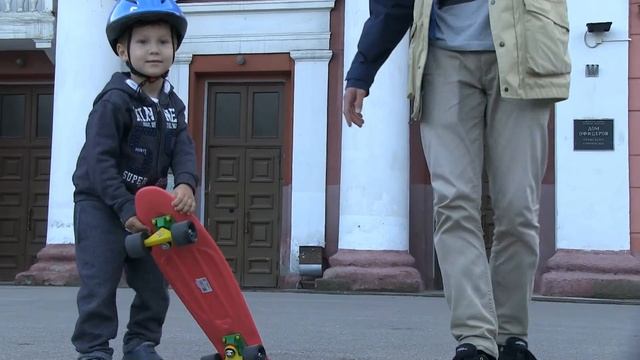 Скейтборд в 3.5 года