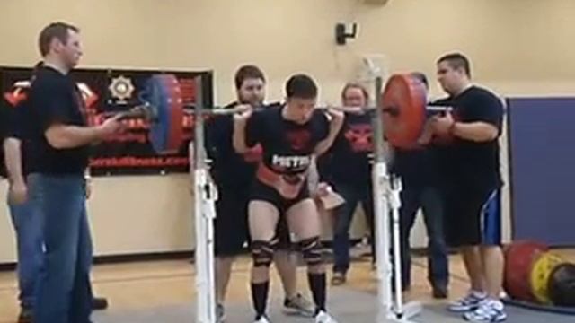 Nova Scotia Open 215 kilo Squat@74 kilos