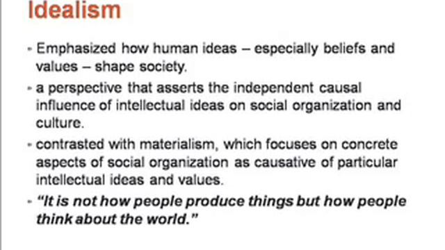 MAX WEBER - The Rationalization of Society