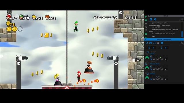 New Super Mario Bros Wii Online With Parsec World 7