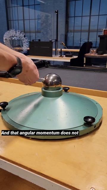 A Different way to demonstrate Angular Momentum | Gyroscope precession