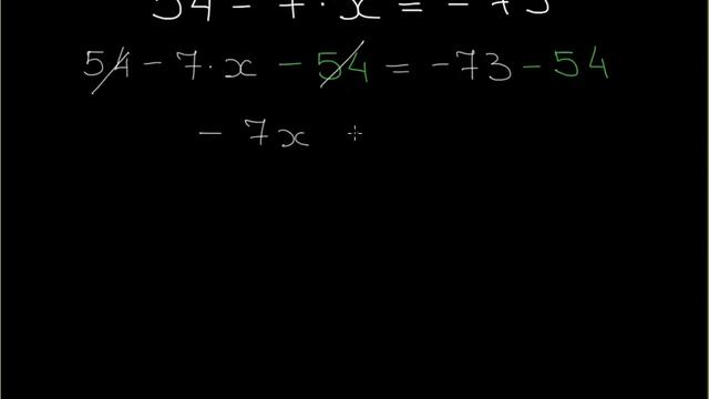 Линейные уравнения 6 класс А1 4 рус