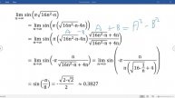 Calculating the limit of Trig Sequence as n approaches infinity sin(Pi(sqrt(16n^2 - n))