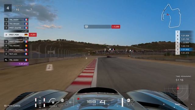 Gran Turismo™SPORT | Christmas 1h Endurance on Laguna Seca by Chambaze | Onboard Part 1