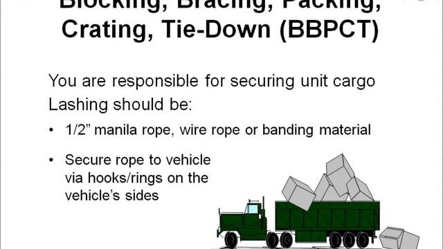 UMO 5 Unit Cargo Loading and Documentation - Unit Movement Officer 2014