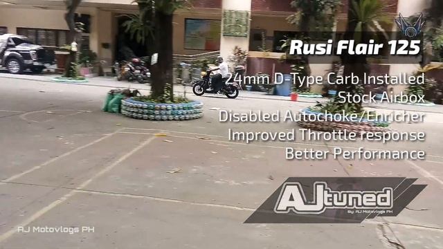 RUSI FLAIR 125 | SPECS | First Impression | Upgrade 24mm DType carburetor | Performance Test Ride