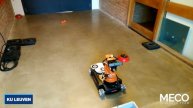 Spline-based motion planning - Validation in an environment with moving obstacles