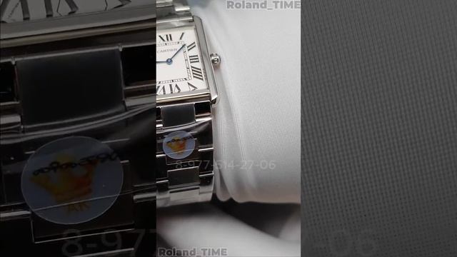 Мужские кварцевые часы Cartier Tank. Каталог в описании.