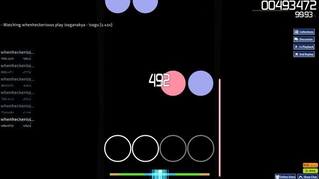 (osu!mania): isogu 1.45x 99.86% FC