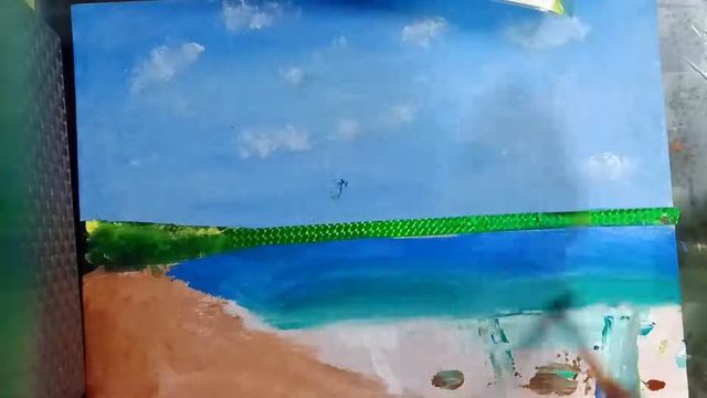 Scenery With  Sea and Trees | By Hrishikesh Deka | Yt Live