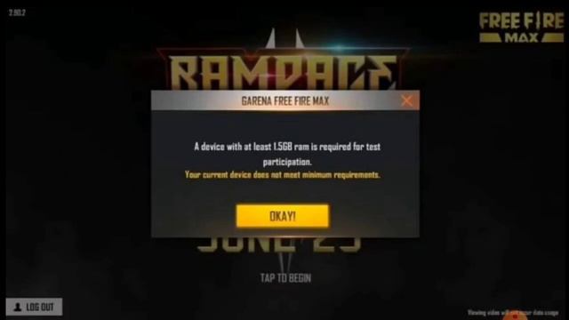 Your Current Device Does Not Meet Minimum Requirements Free Fire Max || Free Fire Max Does Not Meet