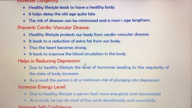 #Class XI#Physical Education#Unit 3#Topic#Meaning and importance of lifestyle