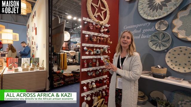 [Maison & Objet 2024 Paris] Ethically-produced handcrafts from Africa - ALL AROUND AFRICA & KAZI
