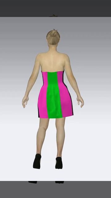 Gina Borcky- Turntable Clo3D Final Garment