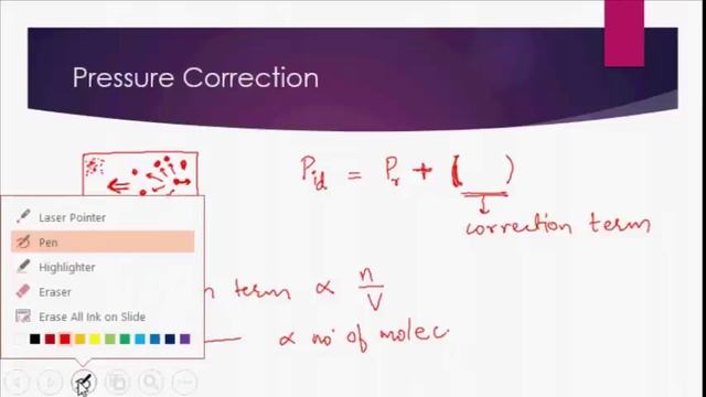 States of Matter | Behaviour of Real Gas (Pressure Correction) | Lecture 14 |