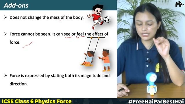 Force Class 6 ICSE Physics | Selina Chapter 3 | Effects Of Force, Types Of Forces #1