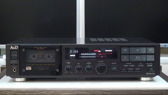 A&D GX-Z7000 сквозной канал, три аудио головки, поиск, моторезированный кассетоприёмник. Japan
