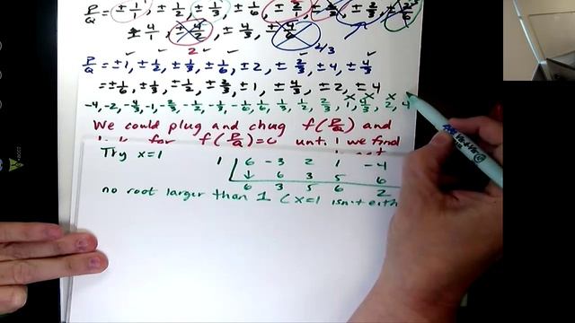 M035 PreCalc A Spring 2024 Day 23 14.2a Rational Roots of Polynomials
