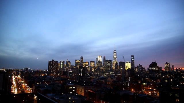 Видеофон New York Ночное небо