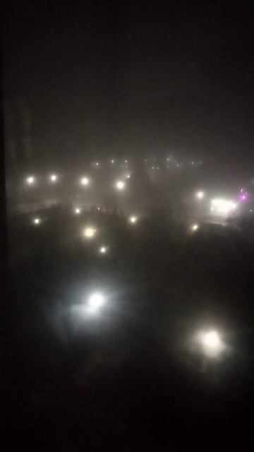 У нас туман в Волгодонске вечером