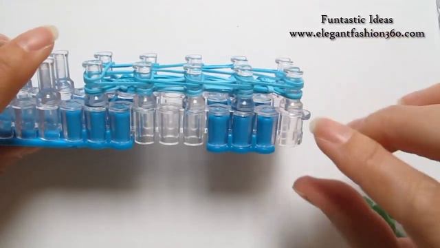 Rainbow Loom 3D Water Bucket charm - How to - Summer series