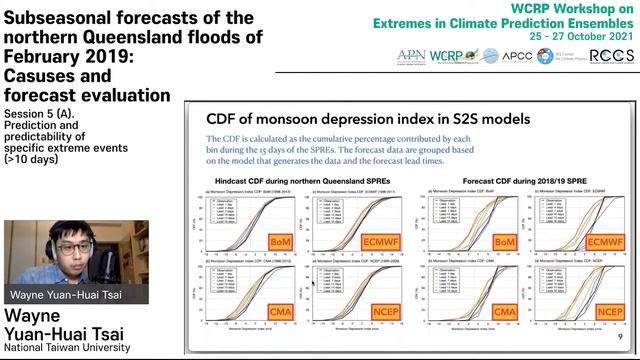 [S5-5] Subseasonal forecasts of the northern Queensland floods of Feb. 2019 (Wayne Yuan Huai Tsai)