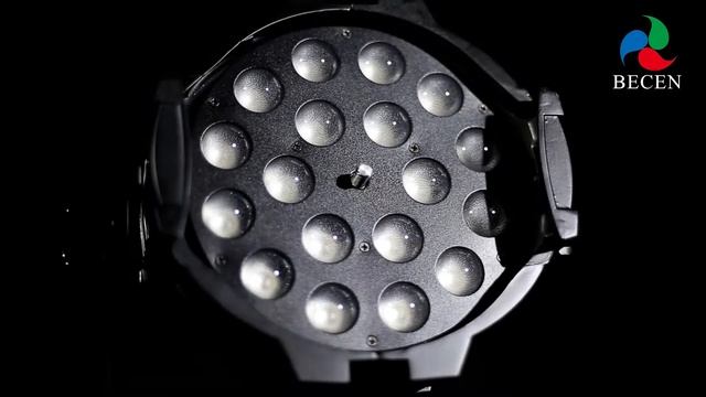 18X18W RGBWA UV 6in1 Zoom Led Par Light with Power con - BECEN Stage Lighting