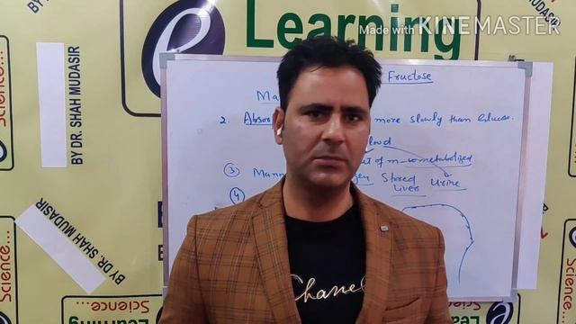 Significance of Mannose and Fructose - Carbohydrates Segment 5 by Dr Shah Mudasir