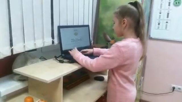 Ментальная Арифметика | Деление, двузначные (Марина, 7 лет)