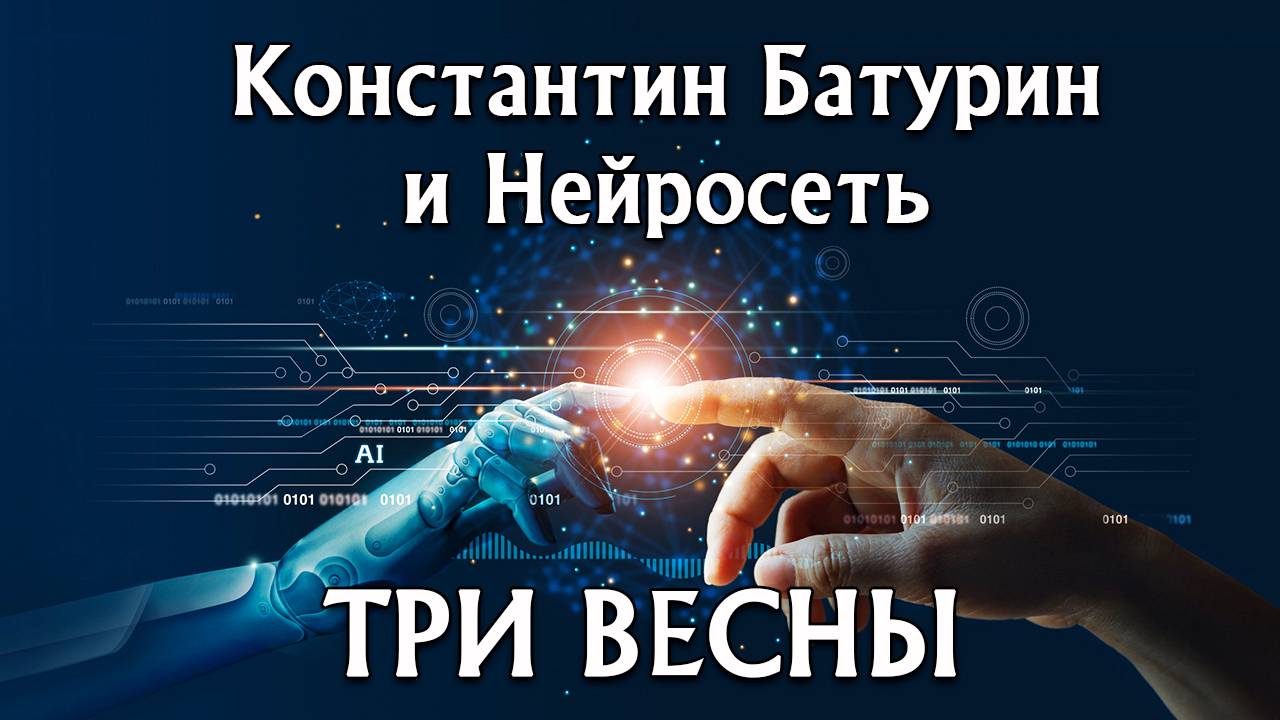 ТРИ ВЕСНЫ - Константин Батурин и Нейросеть