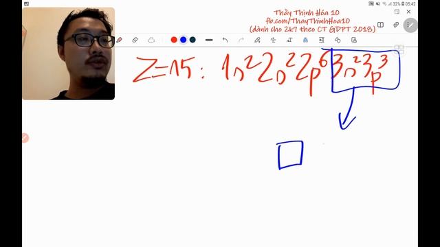 #ThayThinhHoa10 | Nguyên tử của nguyên tố phosphorus (Z = 15) có số electron độc thân là A. 1 B. 2.