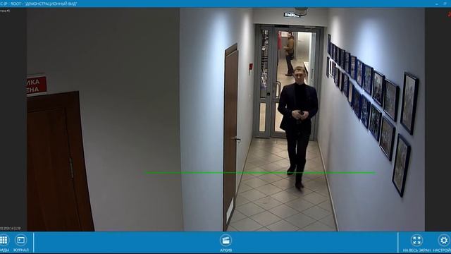Детектор пересечение линий. Программное обеспечение REC-IP