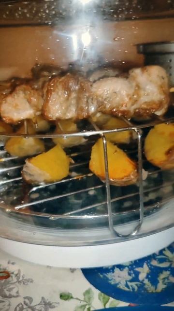 Домашний шашлык с майонезом и картошкой 👍