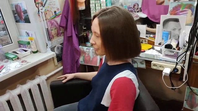 Постригли стрижку Каре классическое