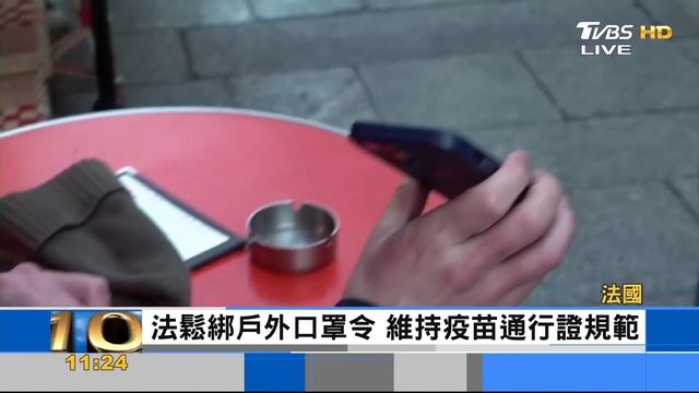 【1100完整版】悶壞了?法鬆綁戶外口罩令 深圳收境外包裹健康碼轉黃｜錢麗如｜FOCUS午間新聞 20220121