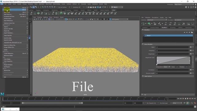 How to create Grass in Maya 2019| Как создать траву в maya 2019| Все способы