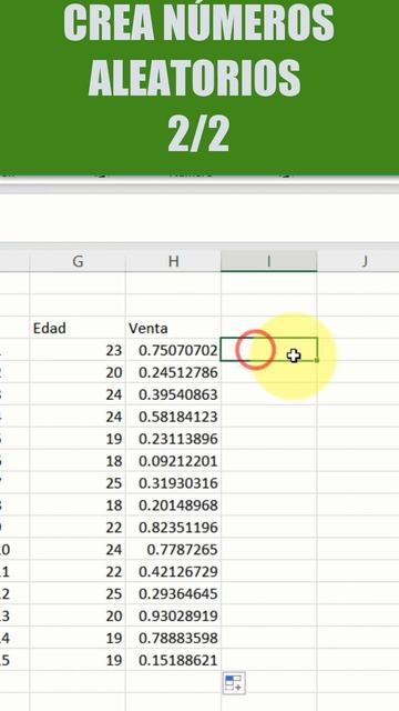 CREA NÚMEROS ALEATORIOS 2/2 #superexcel #excel2023