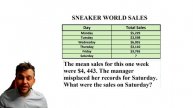 Need Help With The GED? Statistics: Mean Median Mode Example Math Problems