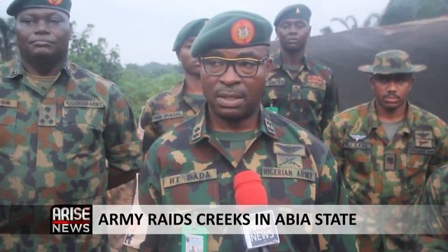 ARMY RAIDS CREEKS IN ABIA STATE