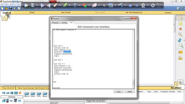 Basic configuration for a Router or Switch