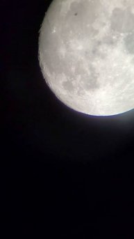 ЗРТ -457.60×.Зрительная труба. Луна. Вид линии терминатора.