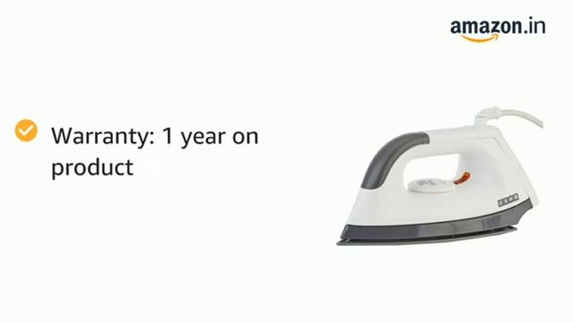 Usha Aurora Dry Iron 1000 Watt with Led Tail Light