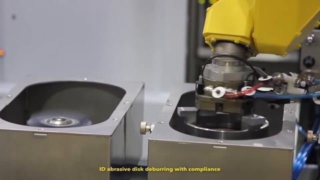 Machine Loading System with Robotic Deburring and Vision Inspection - Matrix Design