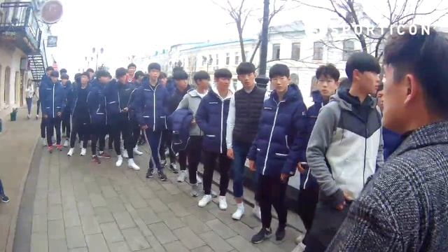 Russia football camp in Vladivostok