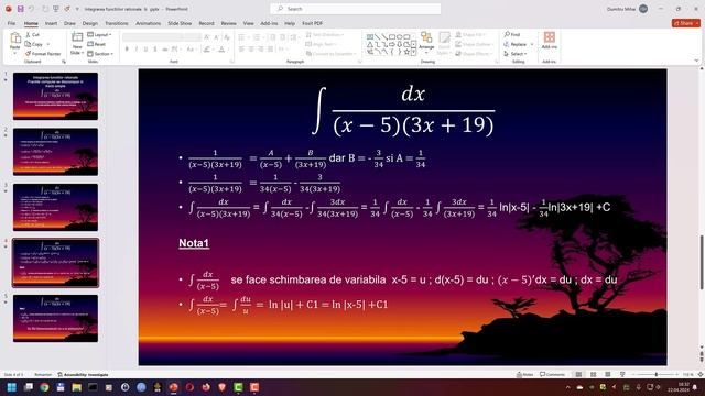 Integrarea functiilor rationale -  b