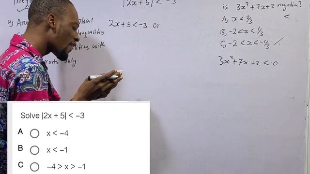 Quadratic Inequalities » 120 Days To Jamb Mathematics - Ep 43