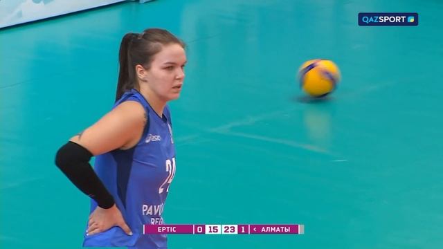 Волейбол. Национальная Лига. Женщины. 4-тур. «Алматы» – «Ертіс» - 3:0